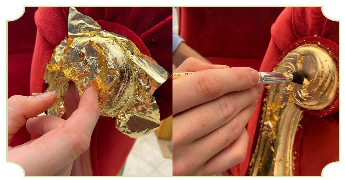 Redorure de nos trônes de manière artisanale