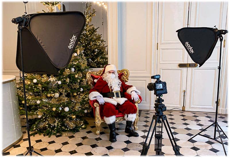 Photographe pour arbre de Noel